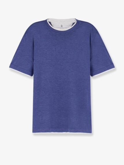 Brunello Cucinelli Silk And Cotton Blend T-shirt