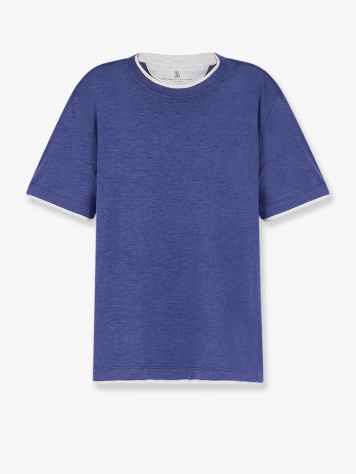 Brunello Cucinelli Silk And Cotton Blend T-shirt