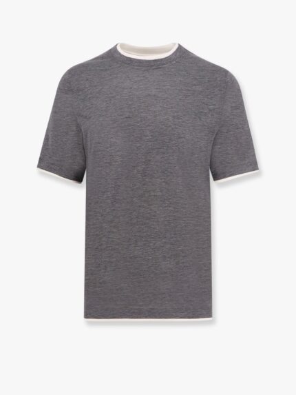 Brunello Cucinelli Silk And Cotton T-shirt