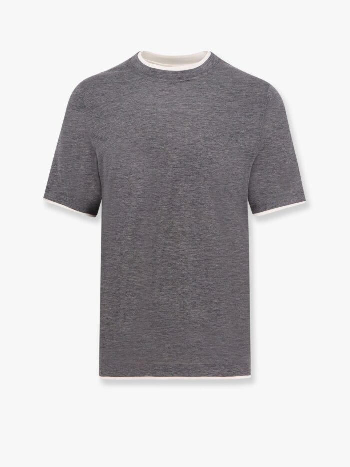 Brunello Cucinelli Silk And Cotton T-shirt