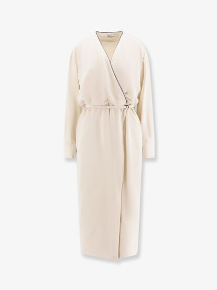 Brunello Cucinelli Silk Blend Long Dress
