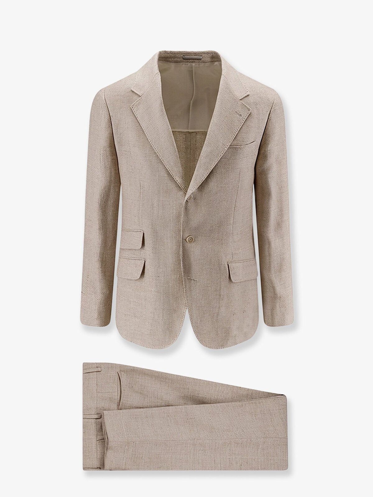 Brunello Cucinelli Silk, Linen And Wool Suit