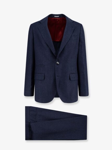 Brunello Cucinelli Silk, Linen And Wool Suit