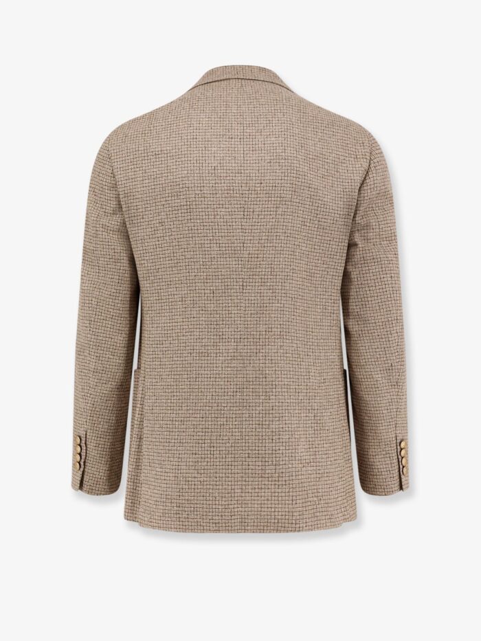 Brunello Cucinelli Silk, Wool And Cashmere Double-breasted Blazer