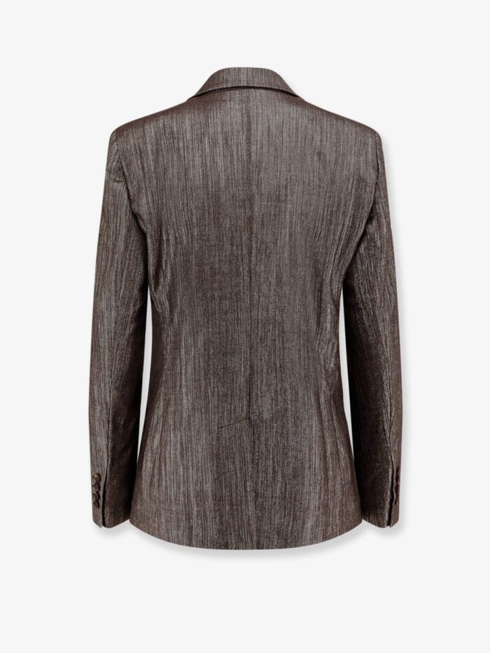 Brunello Cucinelli Single-breasted Lurex Fabric Blazer