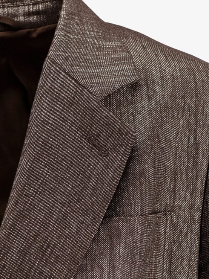 Brunello Cucinelli Single-breasted Lurex Fabric Blazer