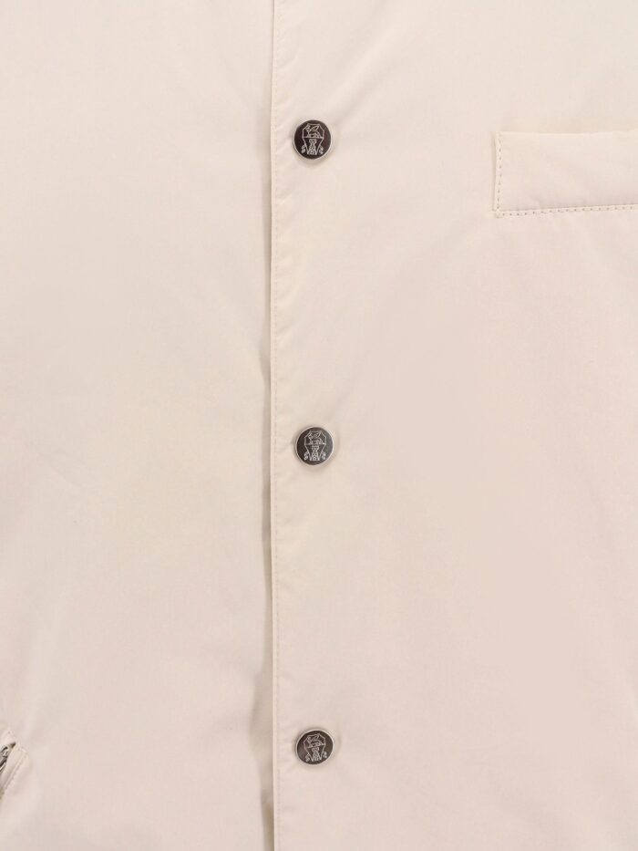 Brunello Cucinelli Sleeveless Jacket With Removable Hood