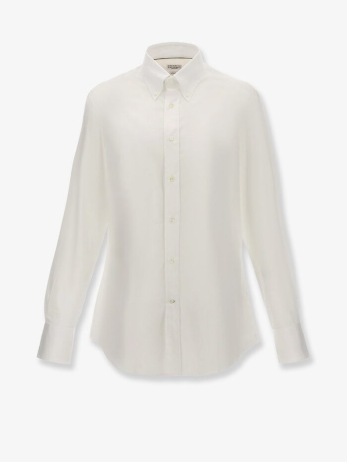 Brunello Cucinelli Slim Fit Cotton Shirt