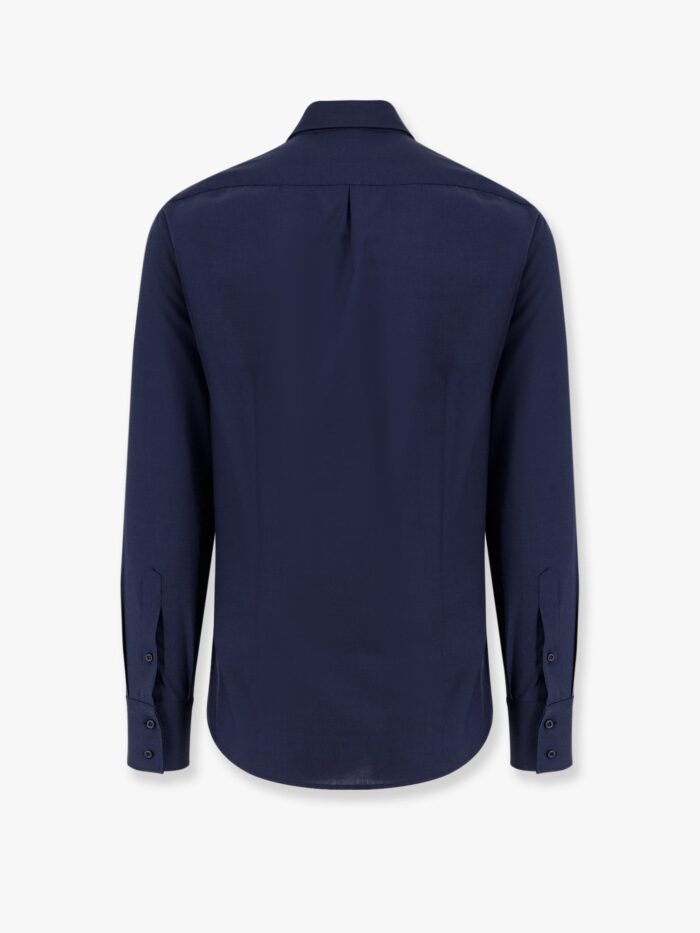 Brunello Cucinelli Slim Fit Virgin Wool Shirt
