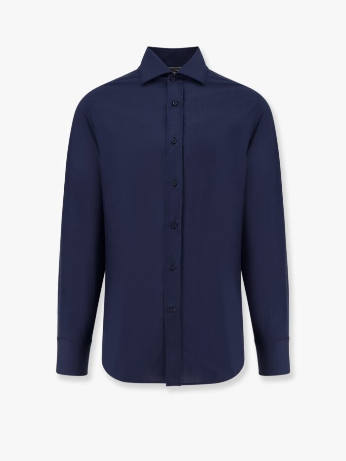 Brunello Cucinelli Slim Fit Virgin Wool Shirt