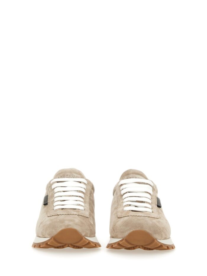 Brunello Cucinelli SNEAKER RUNNING IN CAMOSCIO
