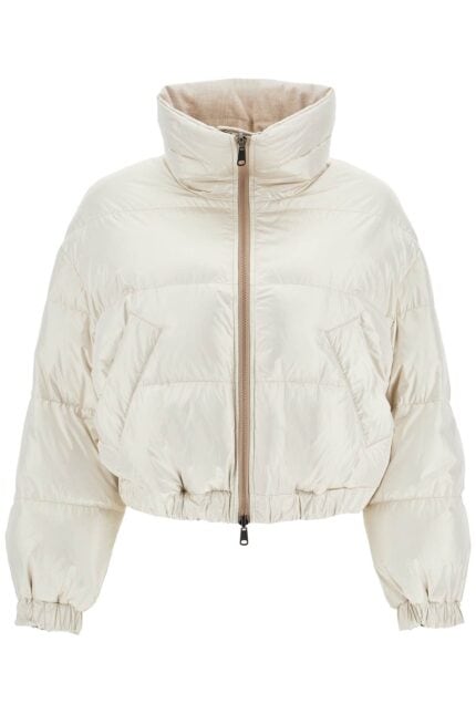 BRUNELLO CUCINELLI 'sparkling Canvas Down Jacket With Mon