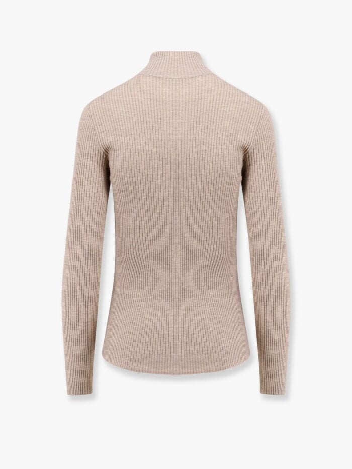 Brunello Cucinelli Sparkling Cashmere And Silk Ribbed Cardigan With Monili Detail