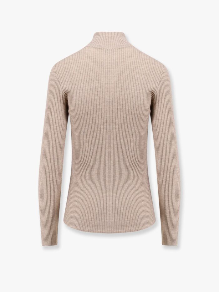Brunello Cucinelli Sparkling Cashmere And Silk Ribbed Cardigan With Monili Detail