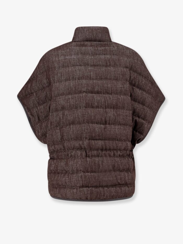 Brunello Cucinelli Sparkling Down Jacket With Monili Detail