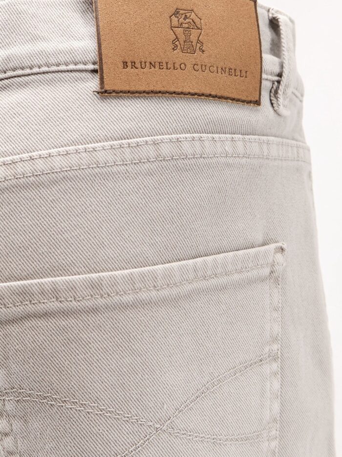 Brunello Cucinelli Stretch Canvas Trousers