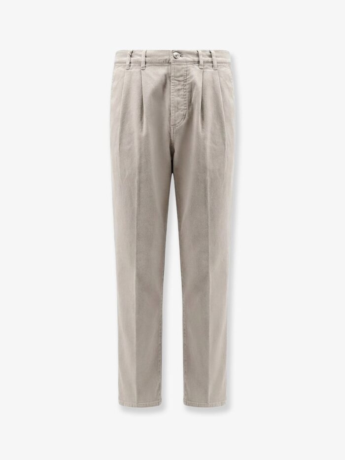 Brunello Cucinelli Stretch Canvas Trousers