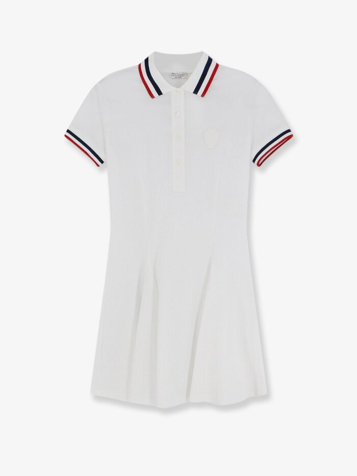 brunello cucinelli stretch cotton piquet mini dress Brunello Cucinelli Stretch Cotton Piquet Mini Dress