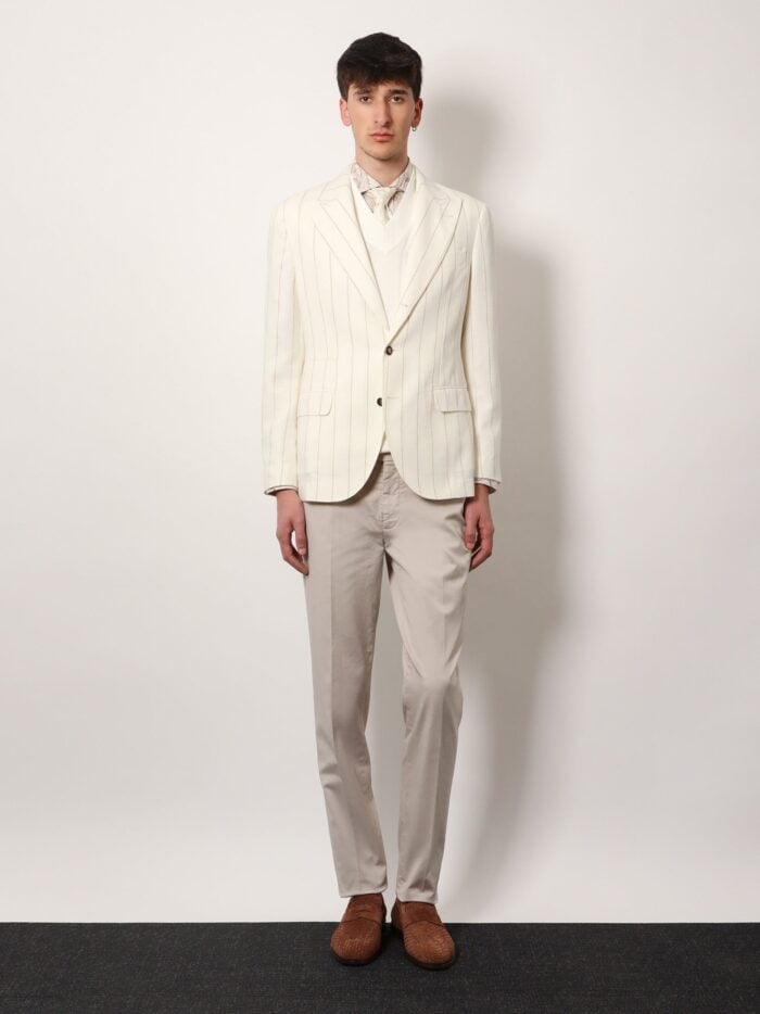 Brunello Cucinelli Stretch Cotton Trousers