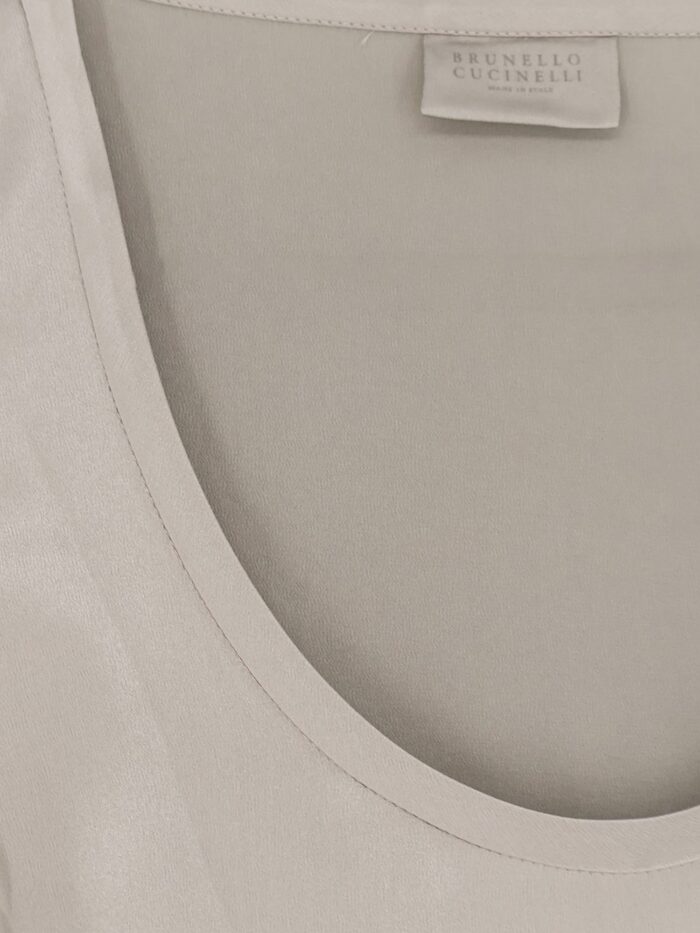 Brunello Cucinelli Stretch Silk Top