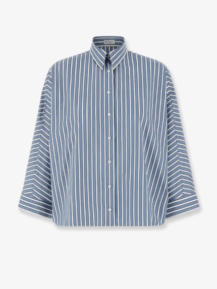 Brunello Cucinelli Striped Cotton Shirt