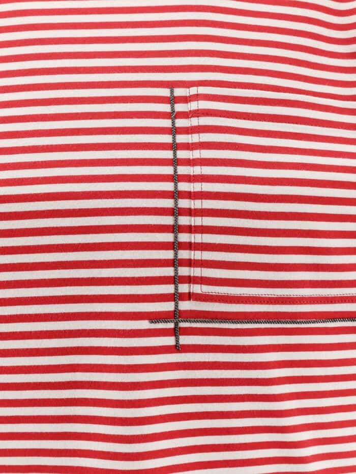 Brunello Cucinelli Striped Cotton T-shirt