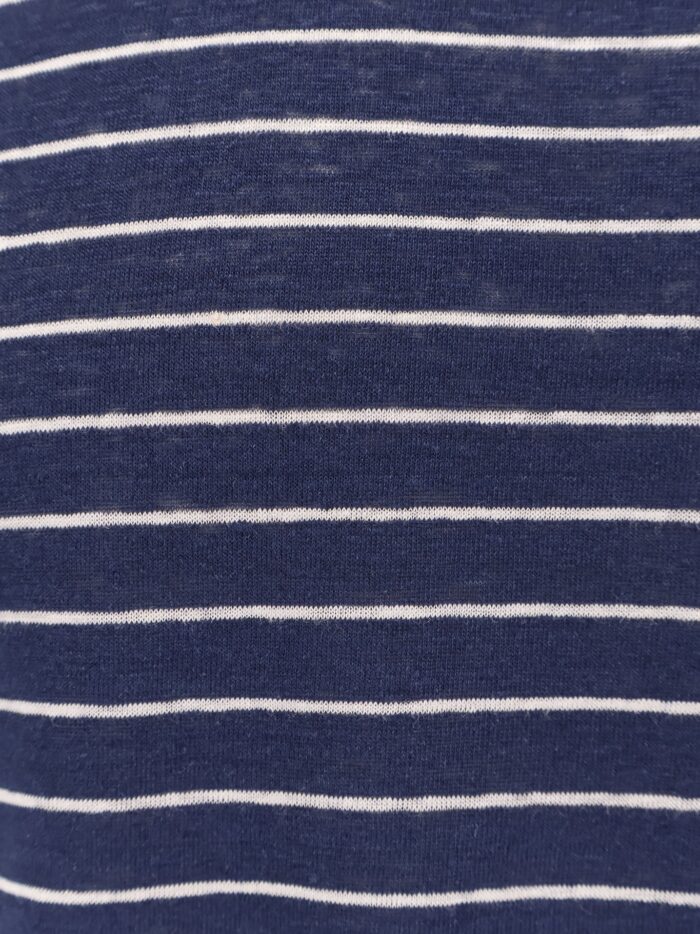 Brunello Cucinelli Striped Linen Stretch Jersey T-shirt