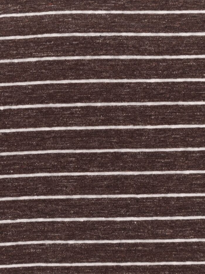 Brunello Cucinelli Striped Linen Stretch Jersey T-shirt