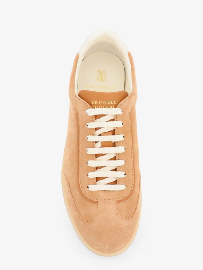 Brunello Cucinelli Suede And Leather Sneakers