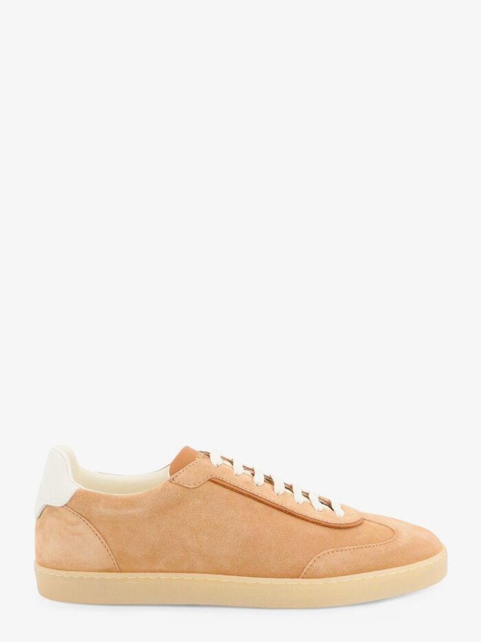 brunello cucinelli suede and leather sneakers Brunello Cucinelli Suede And Leather Sneakers