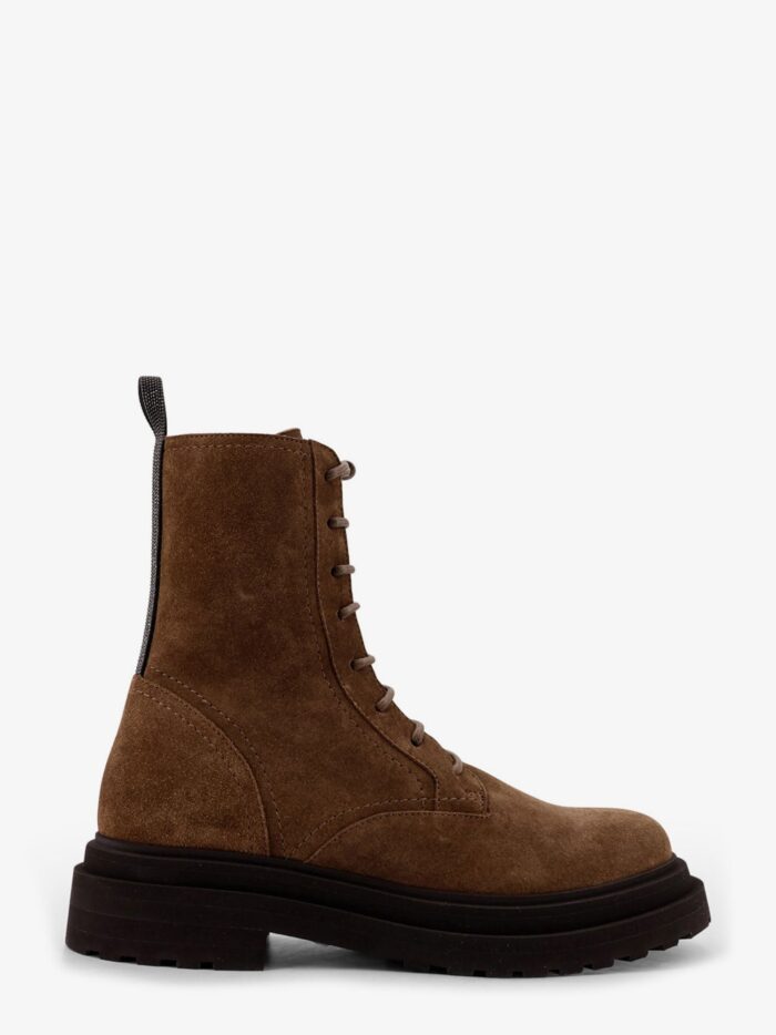 Brunello Cucinelli Suede Ankle Boots