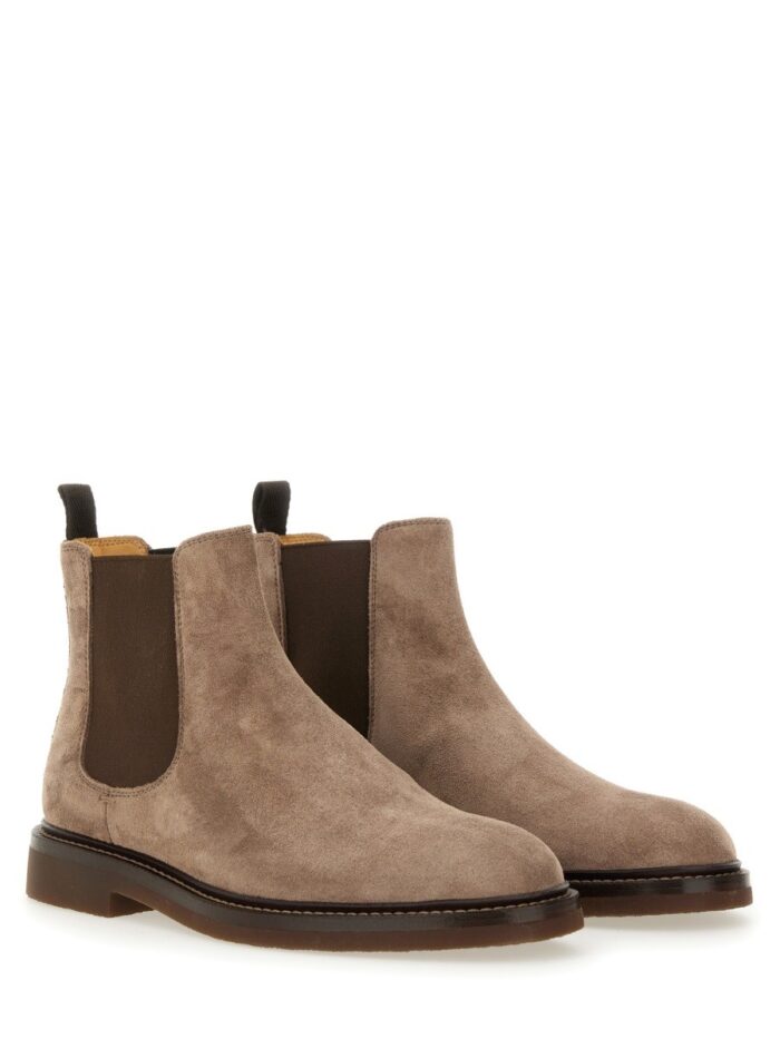 Brunello Cucinelli SUEDE CHELSEA BOOT
