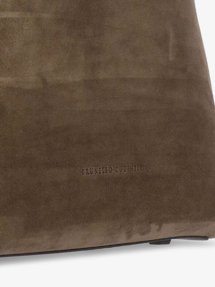 Brunello Cucinelli Suede Crossbody Bag