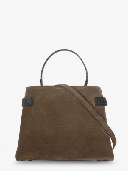 Brunello Cucinelli Suede Crossbody Bag