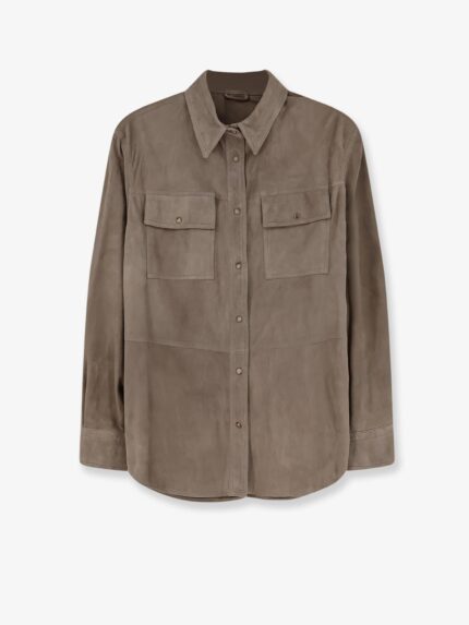 Brunello Cucinelli Suede Shirt