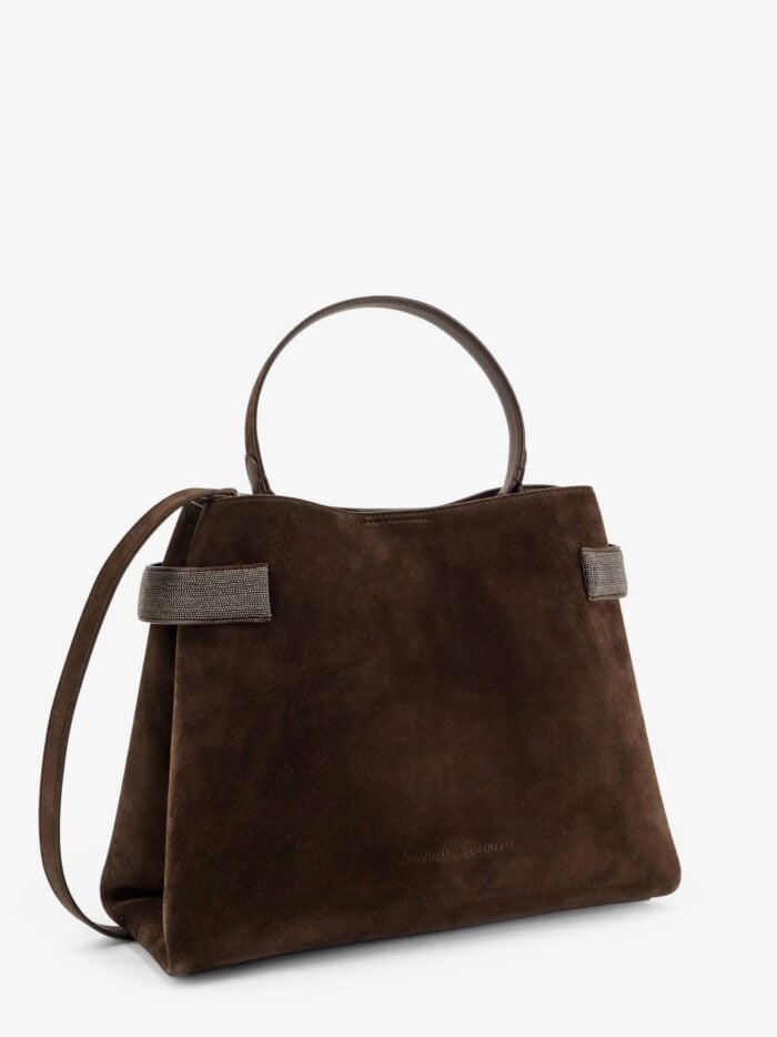 Brunello Cucinelli Suede Shoulder Bag
