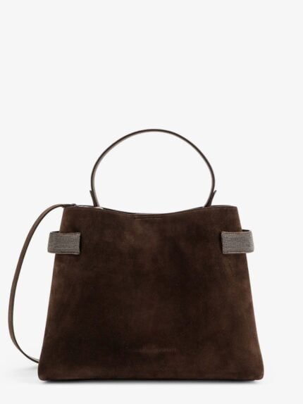 Brunello Cucinelli Suede Shoulder Bag