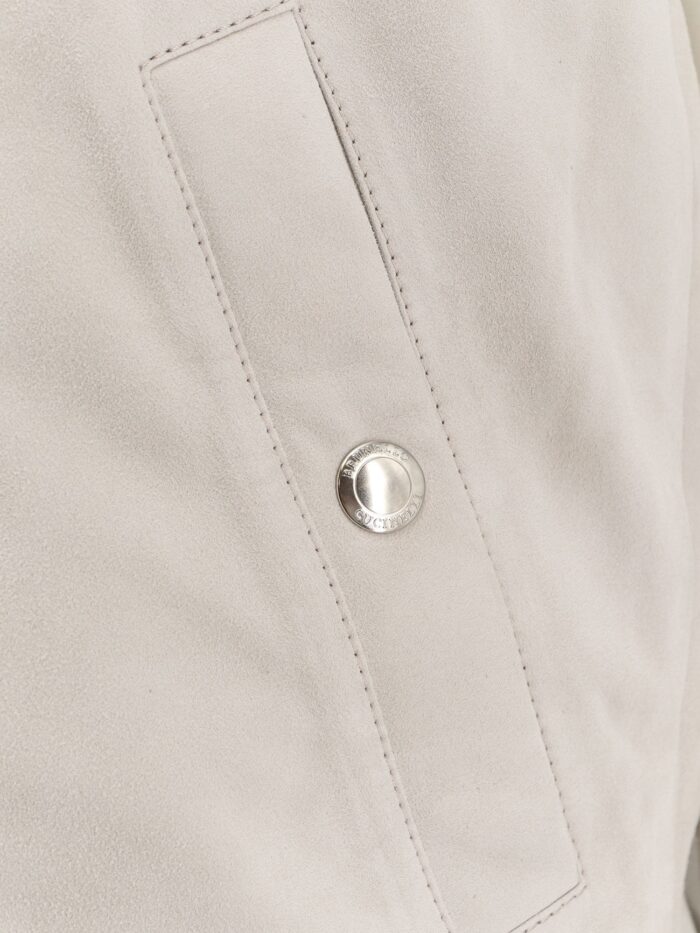 Brunello Cucinelli Suede Sleeveless Jacket With Padding