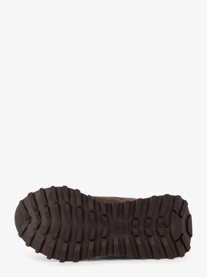 Brunello Cucinelli Suede Sneakers With Monili Detail On The Back