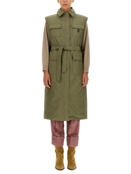 Brunello Cucinelli TAFFETA TRENCH COAT