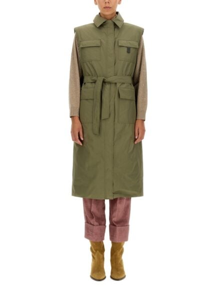 Brunello Cucinelli TAFFETA TRENCH COAT