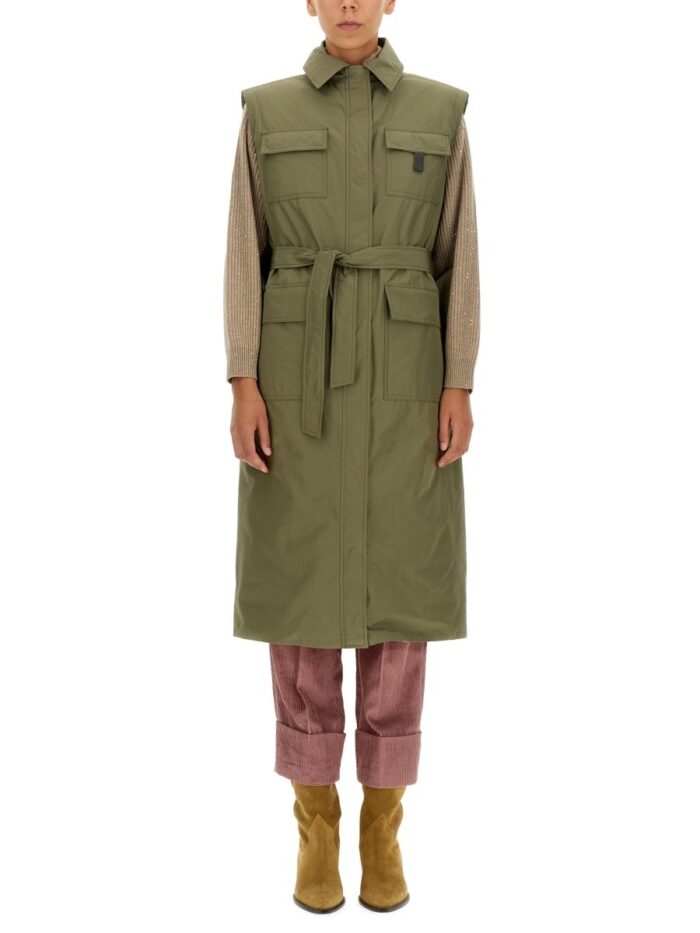 Brunello Cucinelli TAFFETA TRENCH COAT