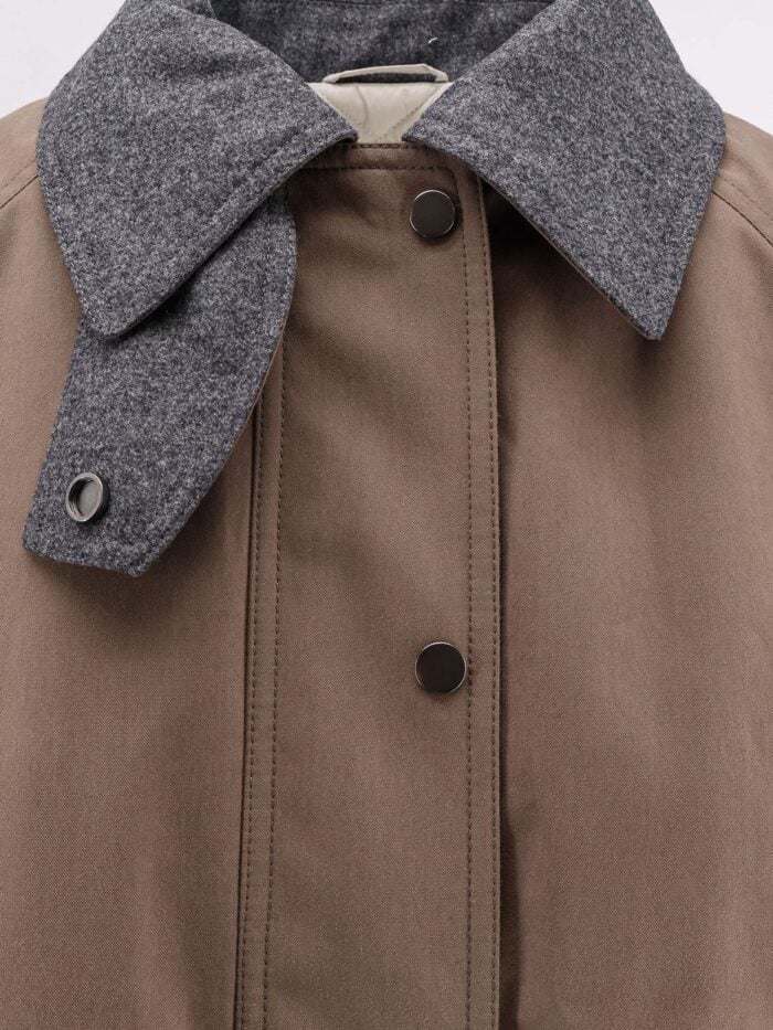 Brunello Cucinelli Techno Cotton Canvas Jacket