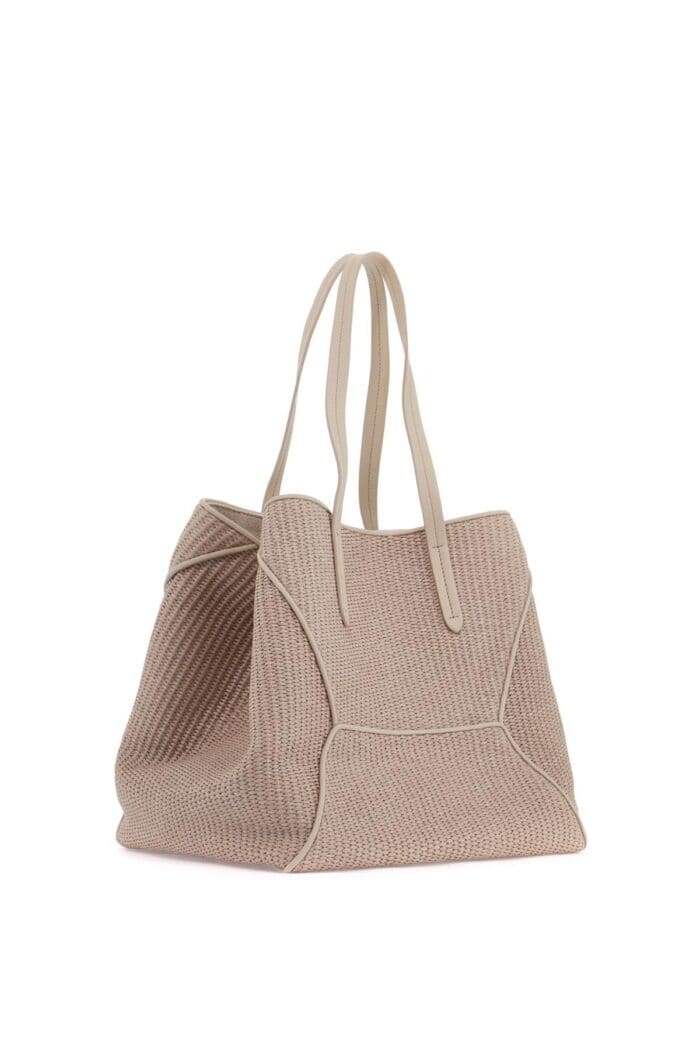 brunello cucinelli "techno raffia tote BRUNELLO CUCINELLI "techno Raffia Tote