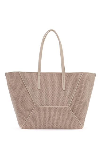 BRUNELLO CUCINELLI "techno Raffia Tote