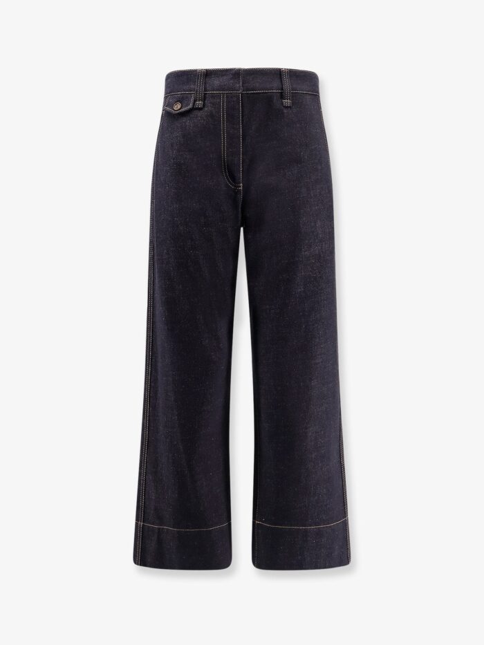 Brunello Cucinelli The Sartorial Square Jeans With Contrasting Stitiching