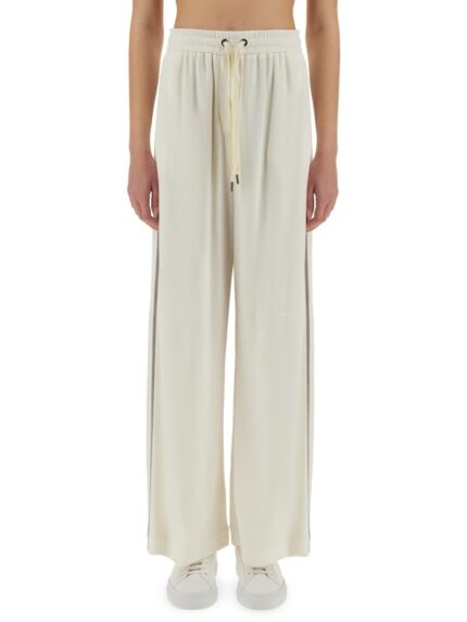 Brunello Cucinelli TRACK PANTS WITH NECKLACE