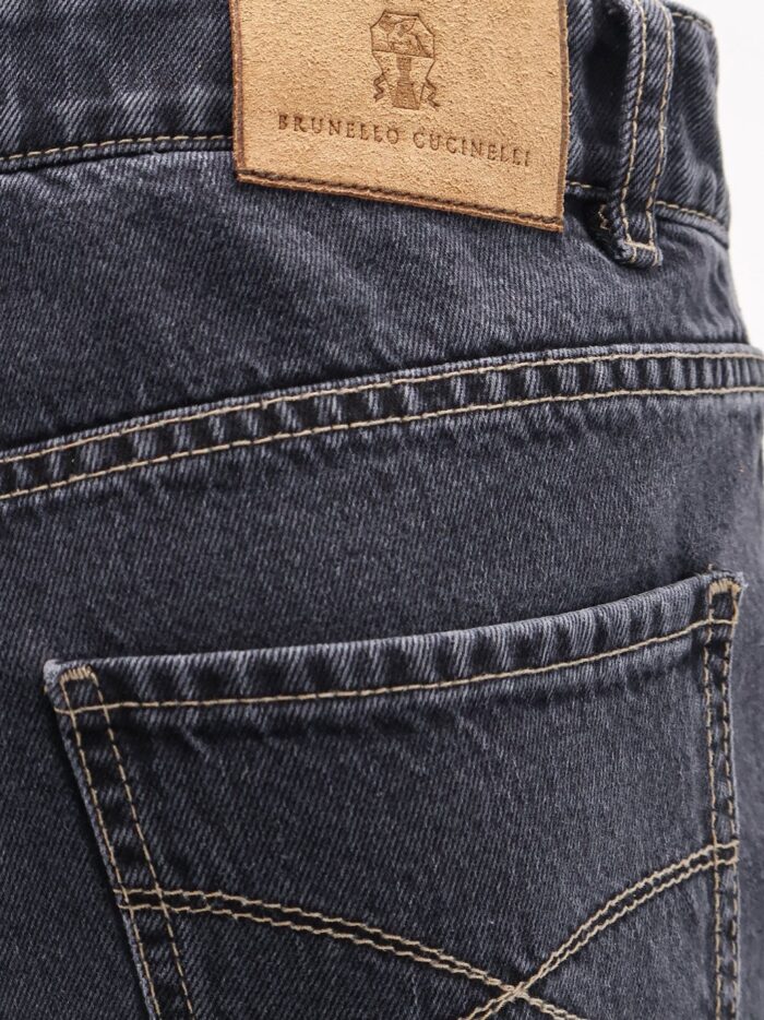 Brunello Cucinelli Traditional Fit Cotton Jeans