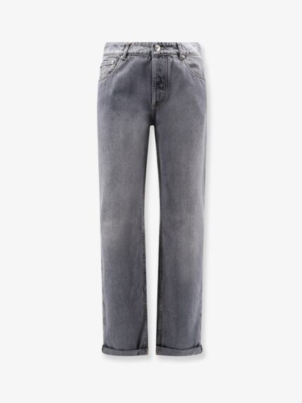 Brunello Cucinelli Traditional Fit Cotton Jeans