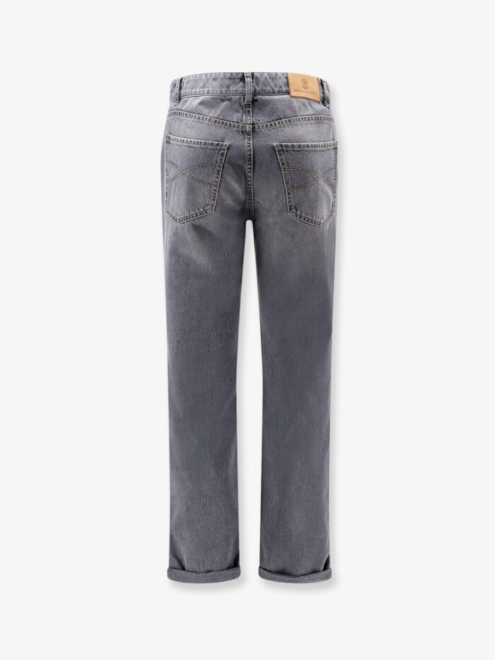 Brunello Cucinelli Traditional Fit Cotton Jeans